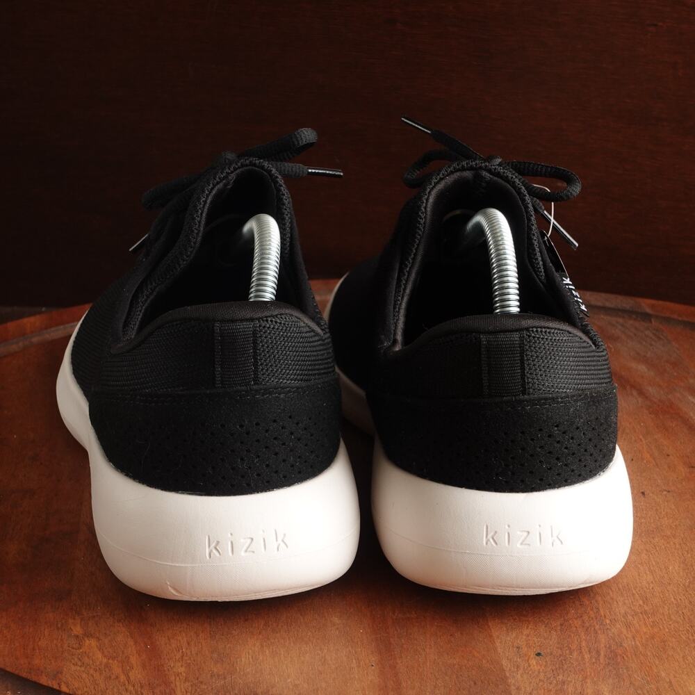 Kizik Sneakers Unisex SZ M10 W11.5 W BLK Madrid Eco Knit Athletic Hands Free NWT - Picture 7 of 13